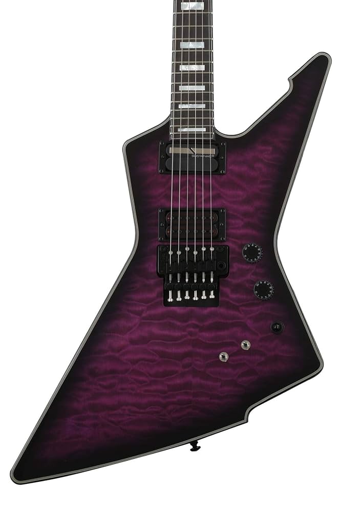 ギター Schecter APOCRYPHES E-1 Schecter E-1 Standard Electric Guitar Black Pearl